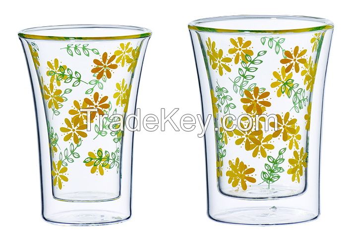 Heat Resistant Double Wall Drinking Glasses