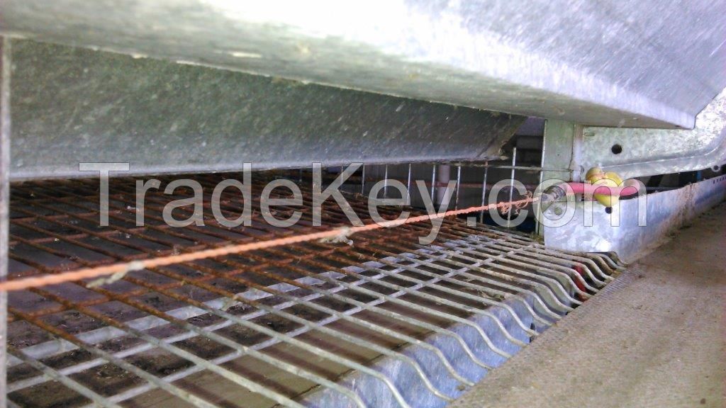 Used poultry battery cages