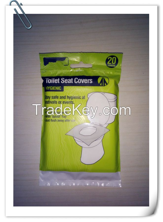 1/16 Fold Disposable Paper Toilet Seat Covers pocket pack