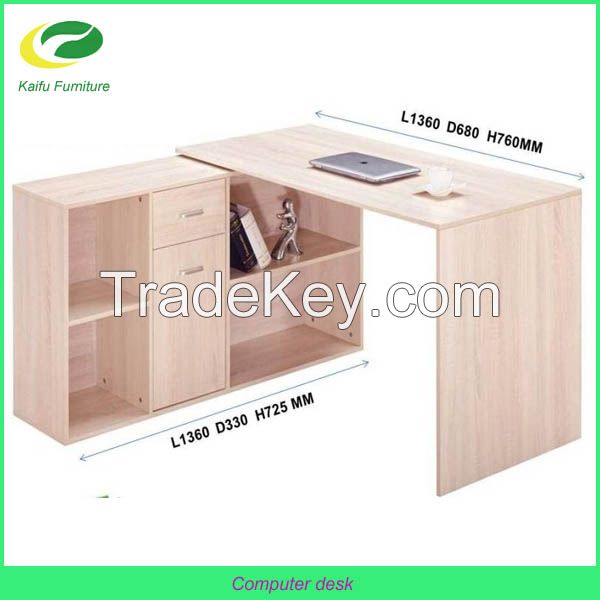 cheap wooden computer desk/2016 New design office desk