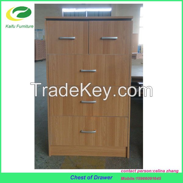 living room New product melamine particle board chest of drawers