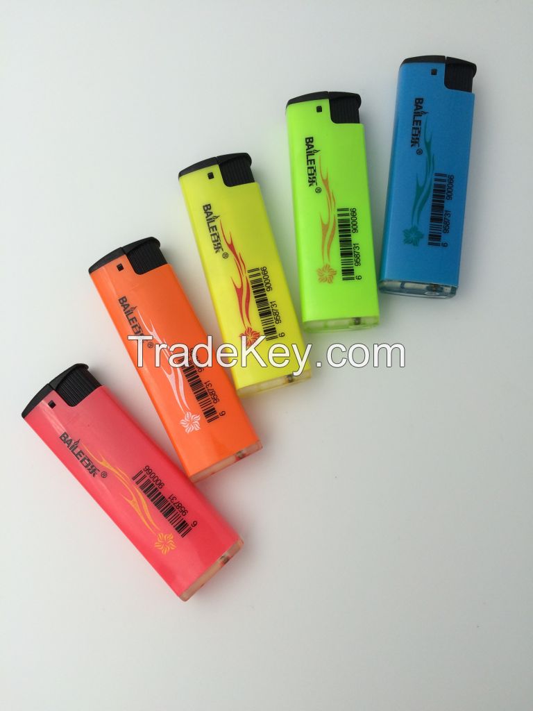 Rubber Triangular Electronic Lighter