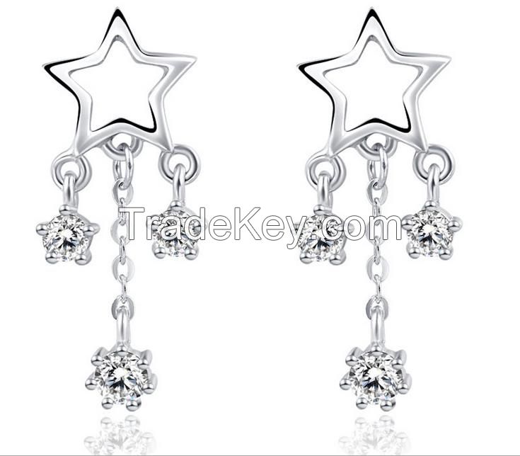 Fashion star chandelier earring OEM