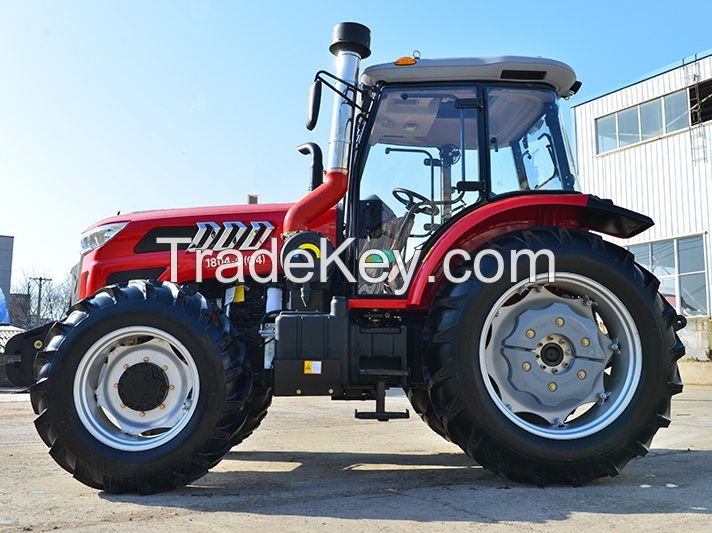 China Factory Direct Sale 180HP Farm Tractor 4 Wheeled 4x4 Agricultural Machinery Mini Tractor Agriculture Tractor High Quality