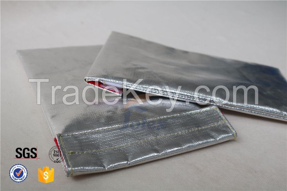 Fire Resistant Proof Cash Money Protection Pouch Document Storage Bags