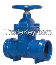 Socket end Resilient gate valve-for PVC pipe. 