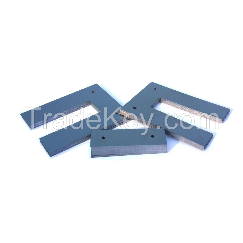 cold rolled Silicon Steel Lamination E I U T shape strip in transformer core 