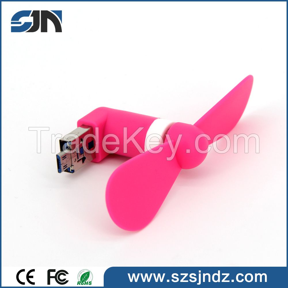 2016 New Factory Micro USB Fan USB Mini Fan Mini USB Fan For Phone 