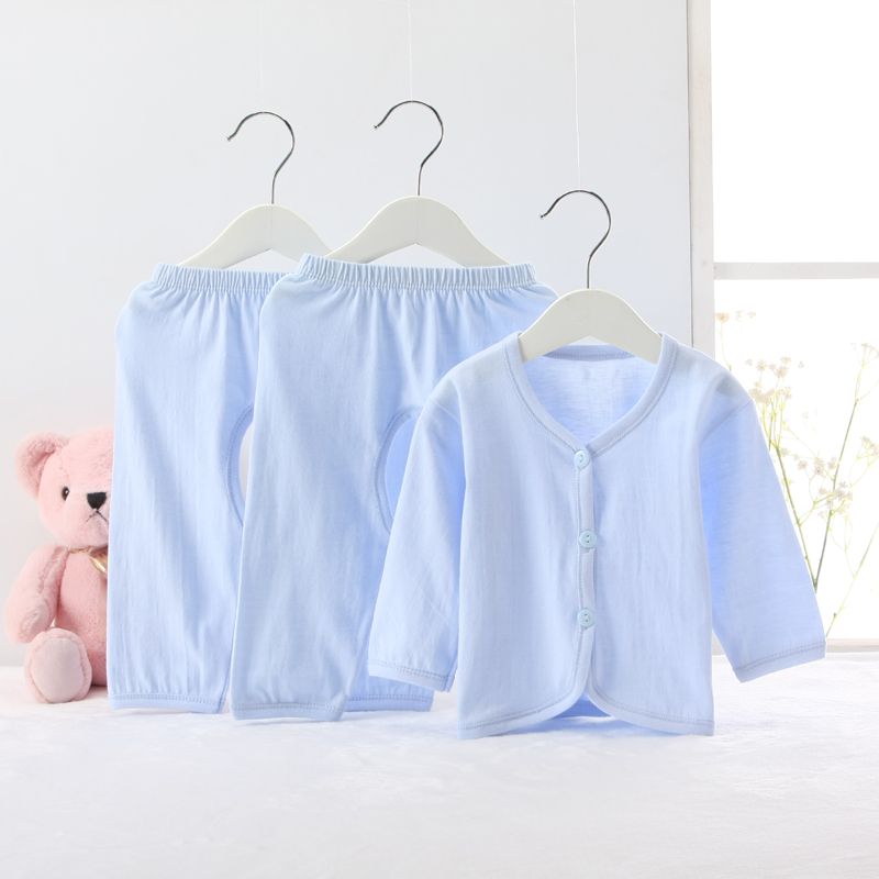 Newborn infant three-piece underwear suits pure cotton clothes