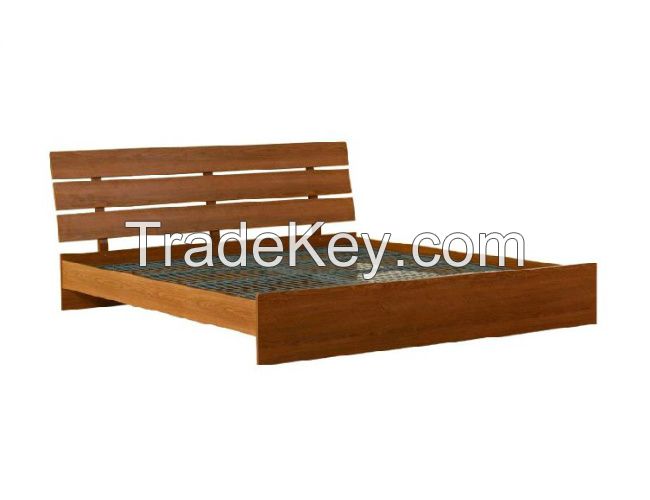 pure wood double bed