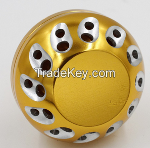 Precision CNC Machined Aluminum Fishing Reel Hand Spinning Reel Ball Knob