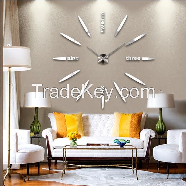 Decorative home wall sticker clock