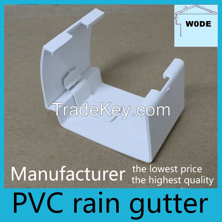 pvc rain water pipe fittings, end cap, gutter joiner