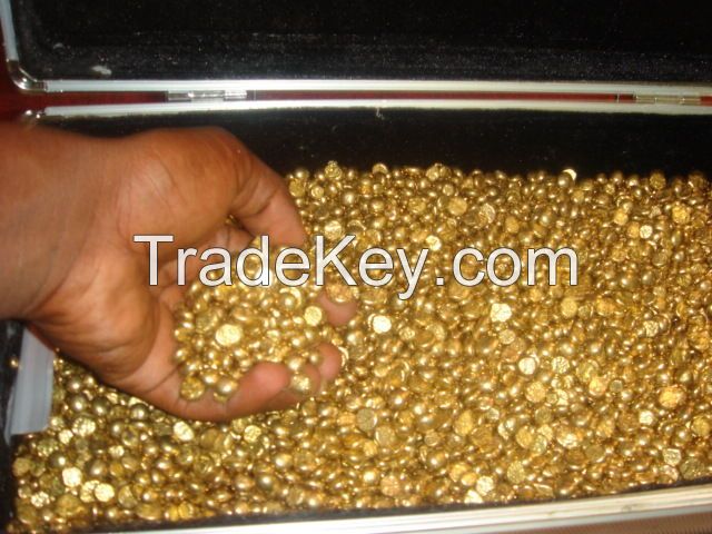 Gold dore bar, gold dust, gold Nugget,.