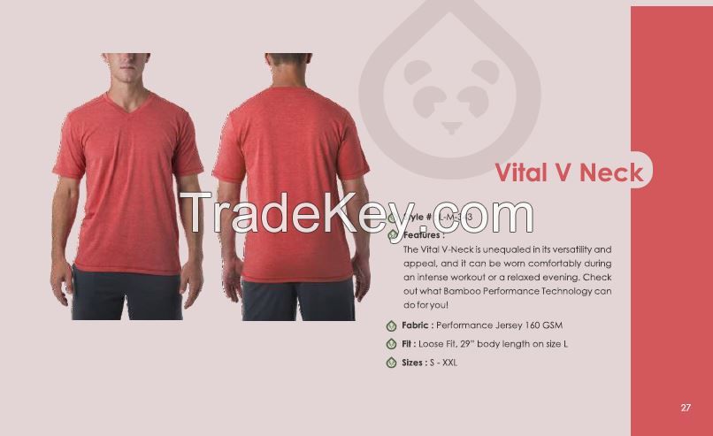 Bamboo V-Neck T-Shirt