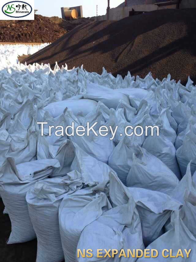 Expanded Clay pebbles as growing media for Gardening and Hdroponics