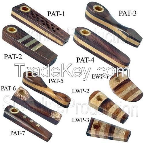 WOODEN SMOKING PIPES