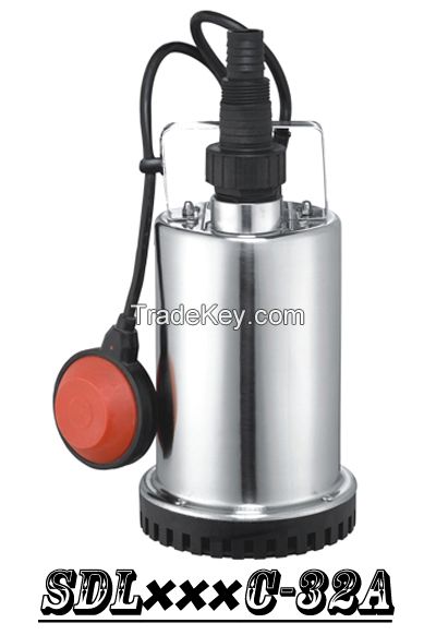 (SDL400C-32A) Cheatest Stainless Steel Garden Clean Water Submersible Pump with Plastic Bottom