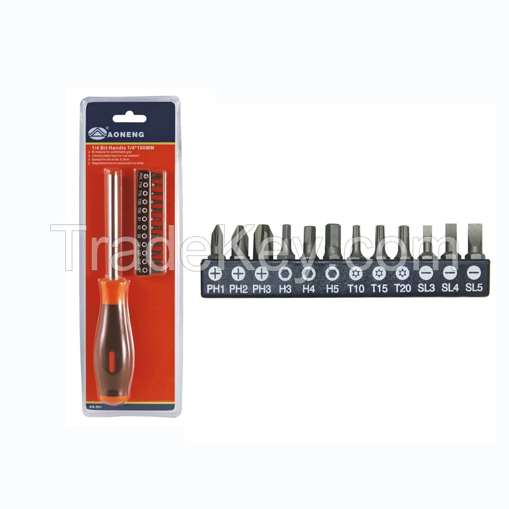 AONENG Multi-bit PVC screwdriver