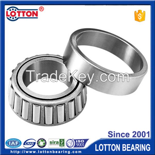 China manufacture LOTTON high precision 32210 sigle row Tapered roller bearing