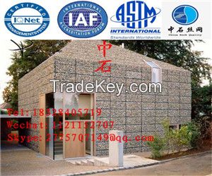 TUV Certification Galvanized river bank protect gabion basket/gabion box(ISO 9001 factory)