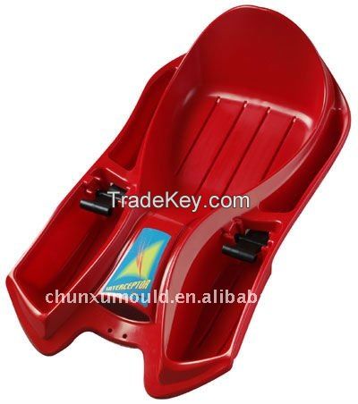 OEM plastic snow sleigh by rotational mould