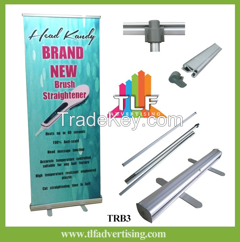 Retractable Roll up Banner Stands and Pull up Banner Stands for Trade Show Displays