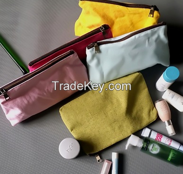 cotton canvas cosmetic washbag