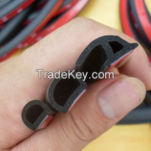 car door and window self-adhesive rubber seal strip