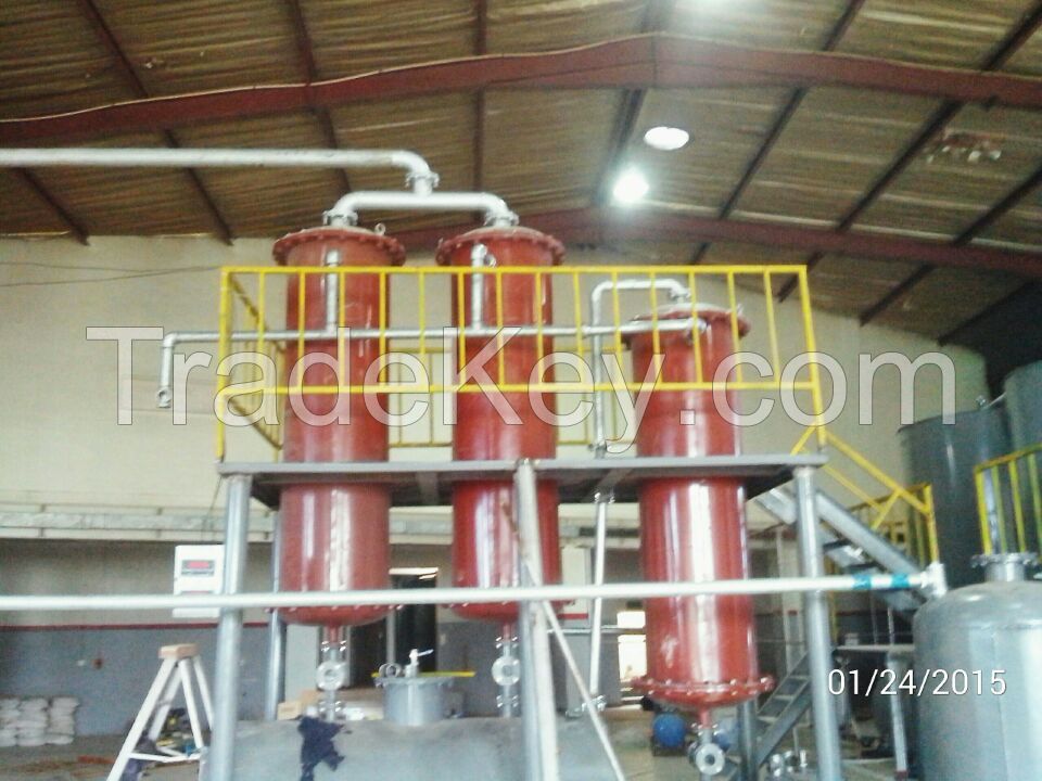 Oil refinery plant/waste lube oil/engine oil/crude oil distillation equipment