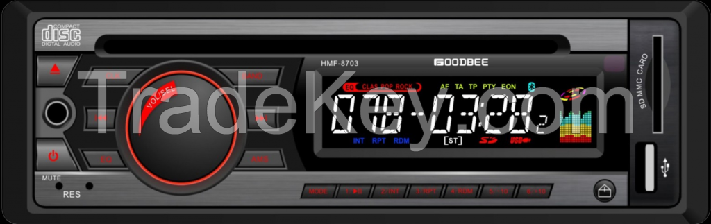 Detachable Panel Car CD, MP3 Player HMF-8703