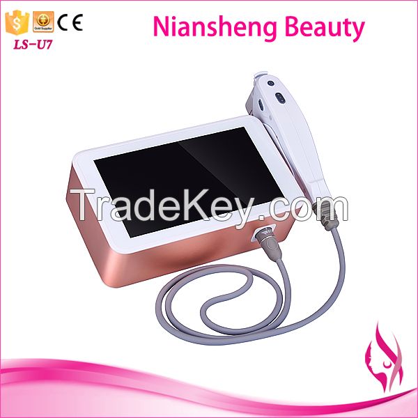 Home use HIFU face lifting skin tightening beauty machine