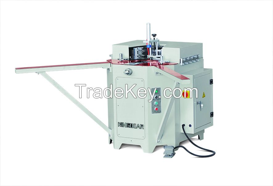 Corner crimping machine for aluminum window-door