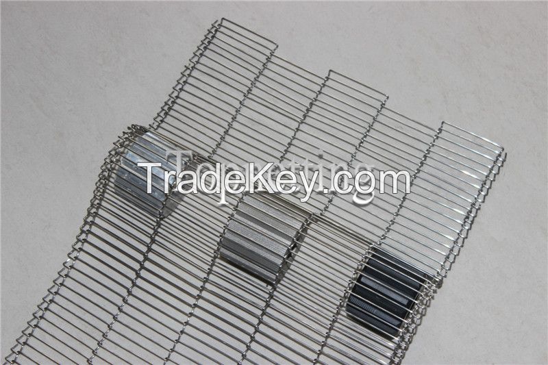 Customized Stainless Steel Flat Flex Wire Mesh Conveyor Belt