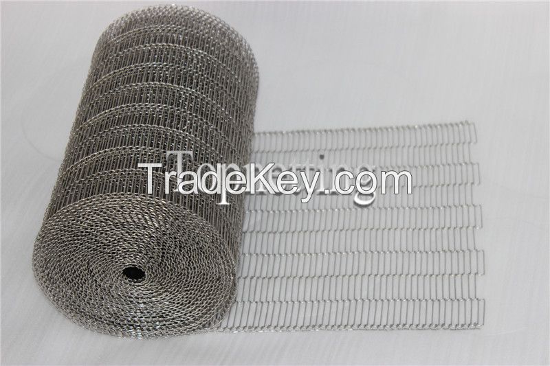 Customized Stainless Steel Flat Flex Wire Mesh Conveyor Belt