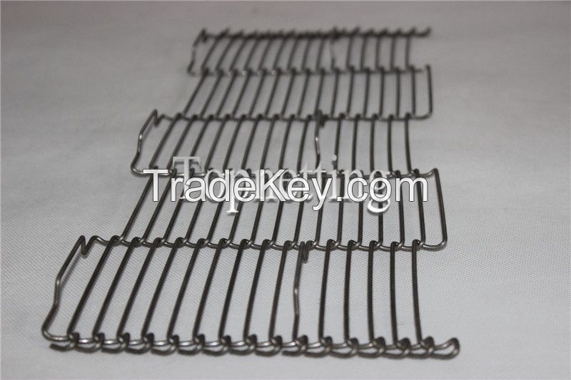 Food Grade Stainless Steel Flat Flex Wire Mesh Conveyor Belt