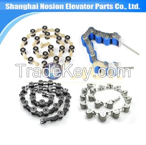 Escalator Step Chain Moving Walkway Partes Steel Roller Rotaty Chain