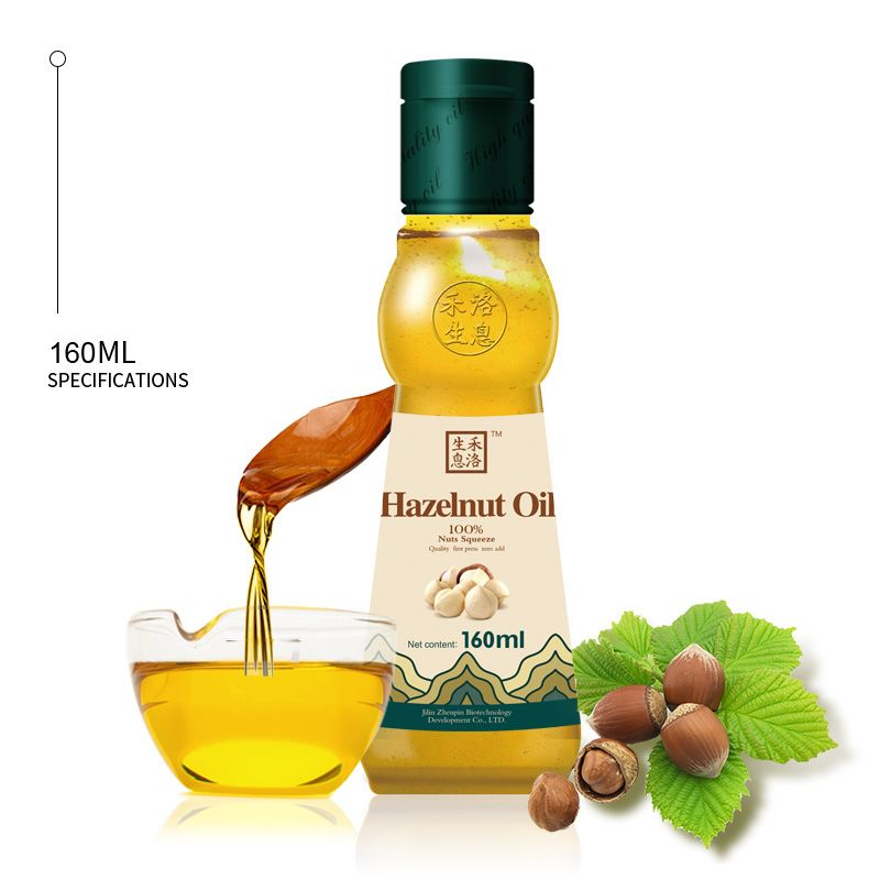 China HACCP Factory supply Pure Hazelnut Oil with high nutrition 160ml/bottle