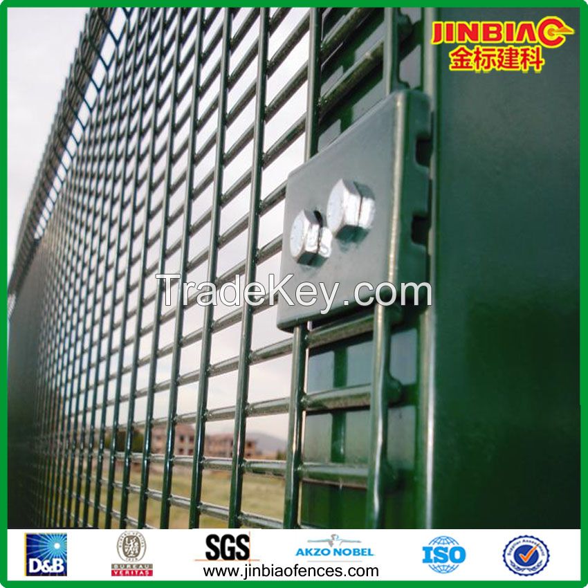 steel 358 security anti climb fence