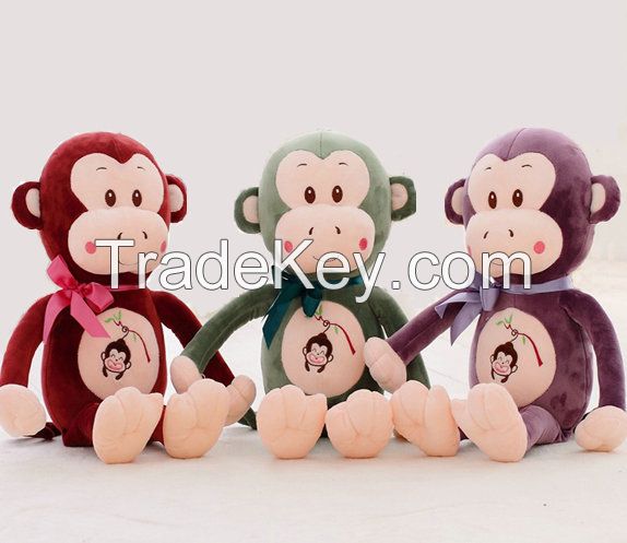 high quality long legs and long arms stuffed plush monkey toy for sale