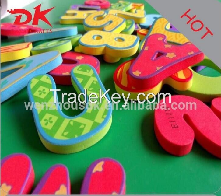 2016 China alphabet Bath letter eva number EVA kid Foam toys,