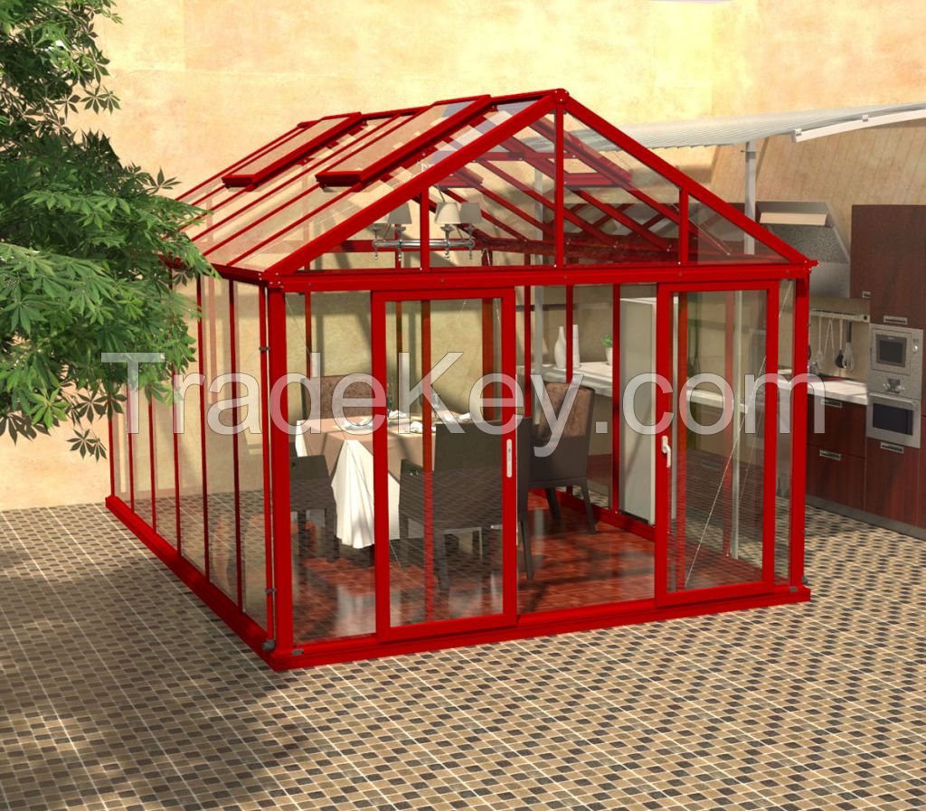 Aluminum Greenhouse winter house green house