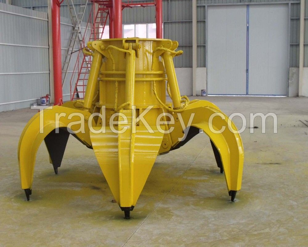 Cheap Price For Garbage Orange Peel Grab Bucket Manufacture