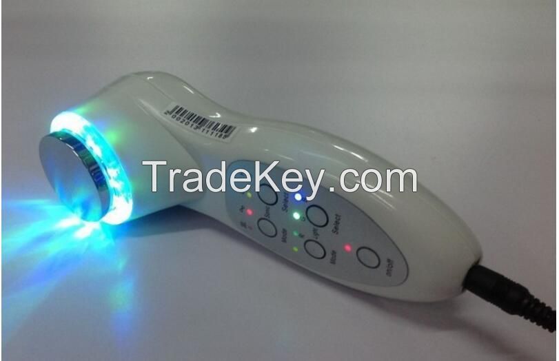 New colour photon &amp; ultrasonic beautiful skin whiten instrument Facial