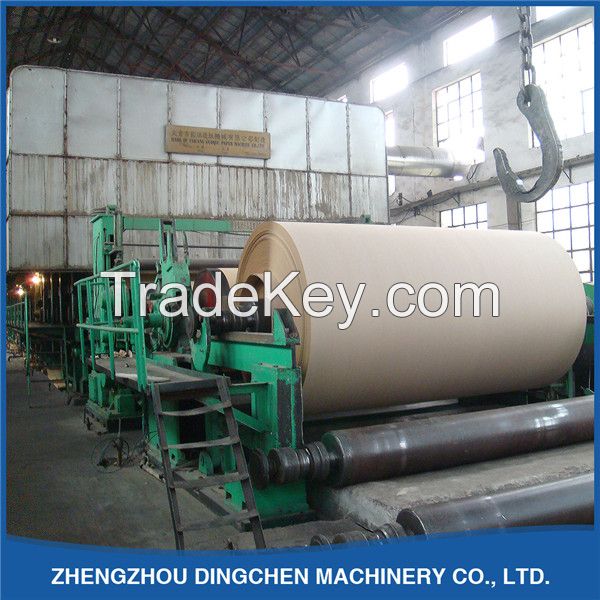 1092mm 5tpd Kraft Paper Machine Brown Paper Production Line