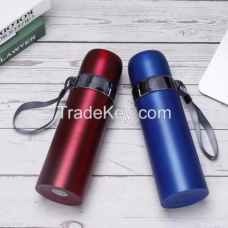 Bullet Thermos 18oz Custom Logo Double Wall Stainless Steel Thermos Flask