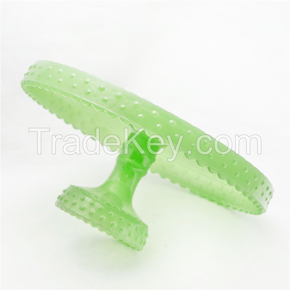 Wholesale colored glass cake stand green glass wedding decoration cake stand