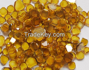 Yellow HTHP Synthetic Mono Plate Diamond Single Crystal