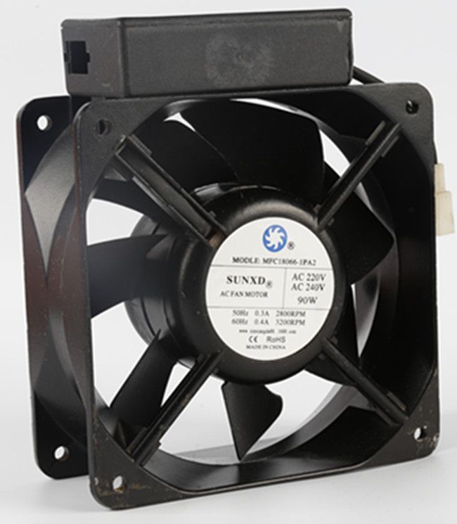 180mm Plastic Blade Industrial Ventilation Cooling AC 240V -380V  Axial Fan