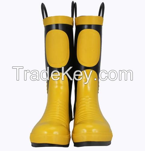 2016 men rubber rain boots safety boots handmade